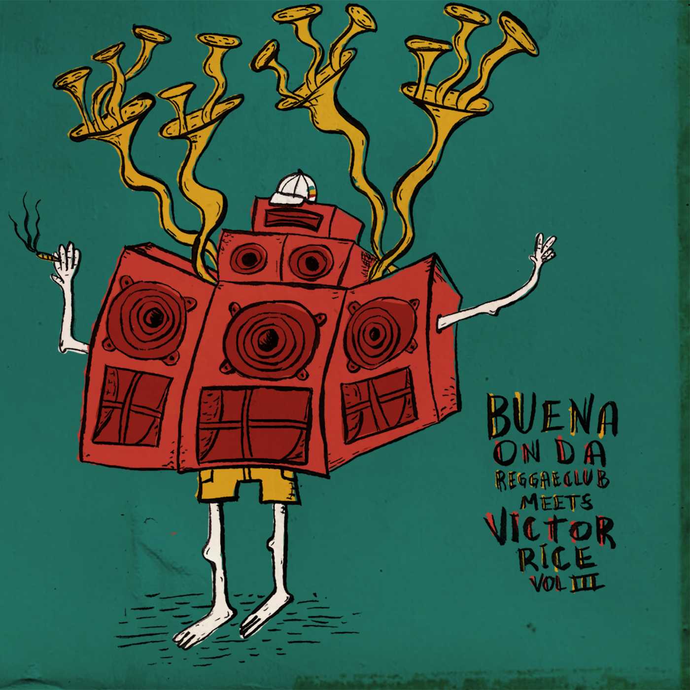 Capa do disco "Buena Onda Reggae Club Meets Victor Rice Vol.3"